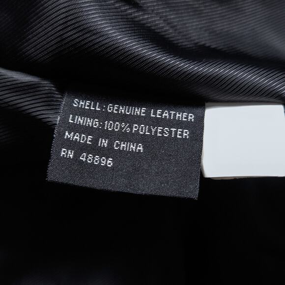 Tibor Leathers Women’s Trench Coat Mob Wife Biker Noir Black Genuine Leather M - Picture 13 of 16